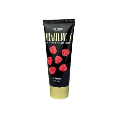 Oralicious Ultimate Oral Sex Cream - Raspberry Parfait 2 oz.