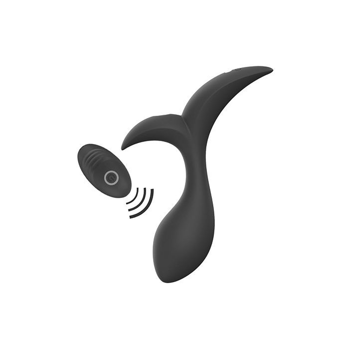 Pink Elephant Buzzy Bae Rechargeable Remote Control Vibe - Black