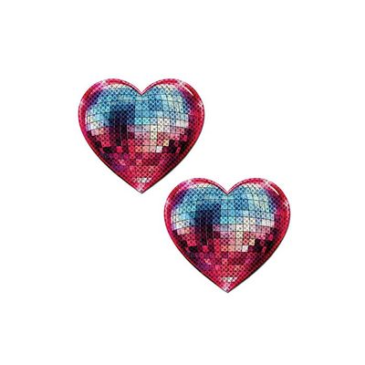Pastease Discoball Heart - Blue &amp; Pink