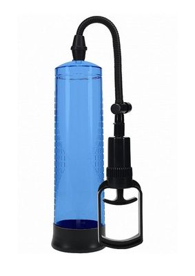 Shots Pumped Basic Pump 2 Silicone Penis Pump - Blue