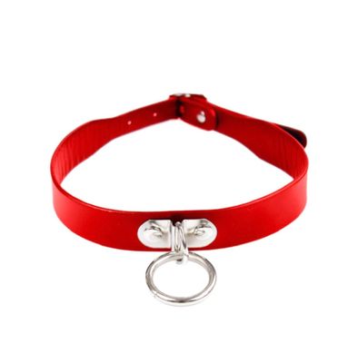 Plesur D-Ring Collar - Red