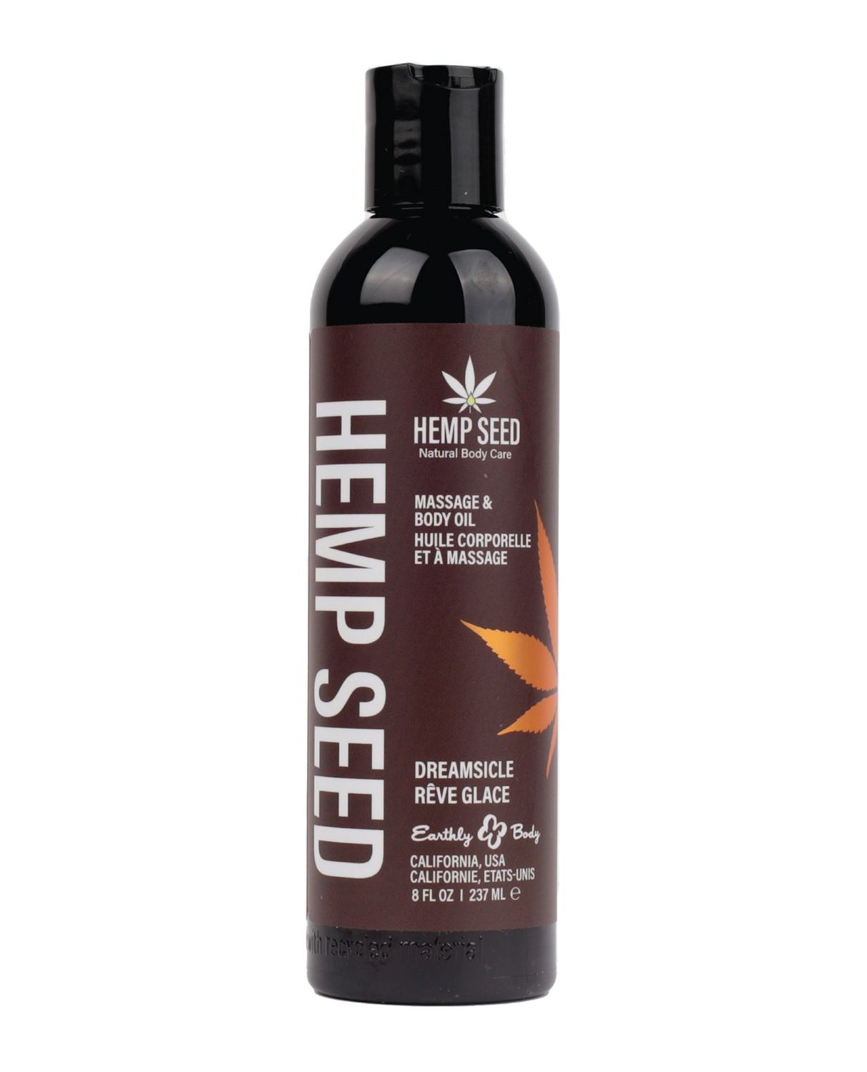 Earthly Body Massage Oil - Dreamsicle 8 oz.