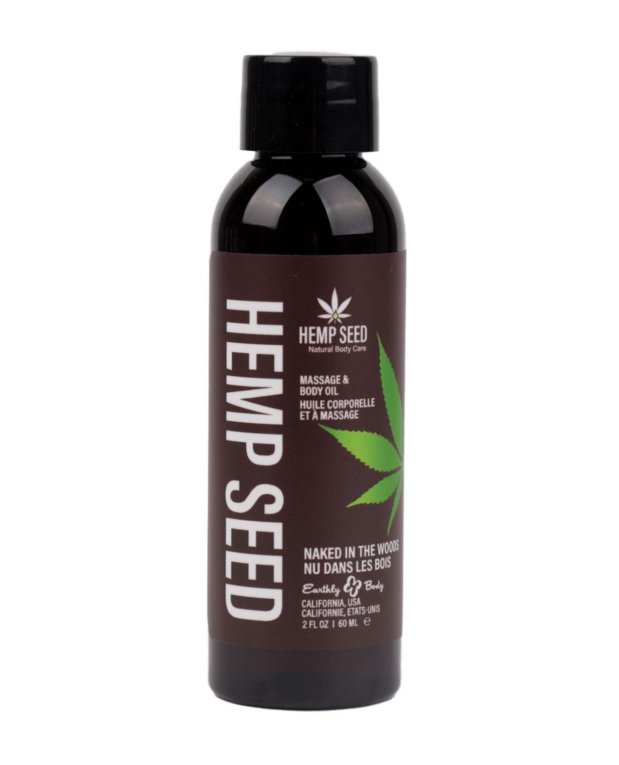 Earthly Body Massage Oil - Naked in the Woods 2 oz.