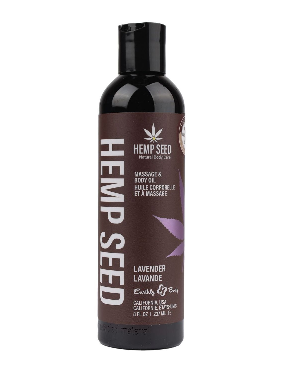 Earthly Body Massage Oil - Lavender 8 oz.