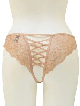 Youmita Corset Lace Hipster Panty - Coral