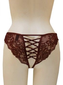 Youmita Corset Lace Hipster Panty - Port