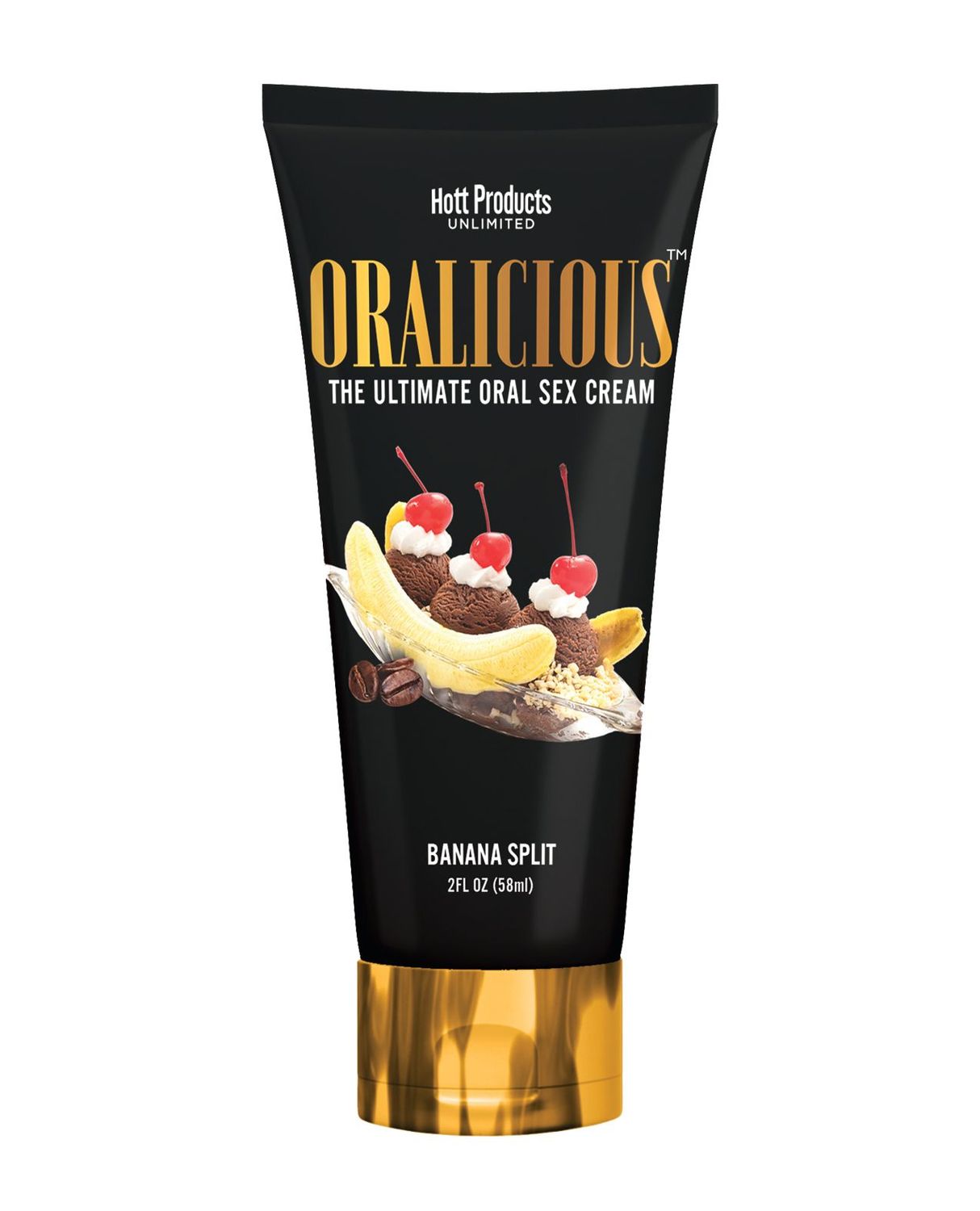Oralicious Ultimate Oral Sex Cream - Banana Split 2 oz.