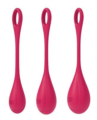 Satisfyer Yoni Power 1 Balls Training Set - Red