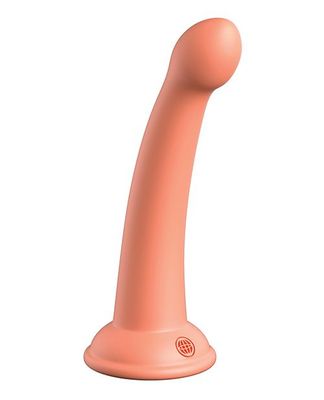 Dillio Platinum 6&quot; Secret Explorer Silicone Dildo - Peach