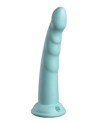 Dillio Platinum 7&quot; Slim Seven Silicone Dildo - Teal