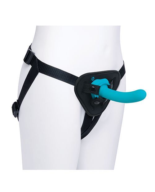 b-Vibe Every Body Strap-On Harness Set - 6" Silicone Dildo