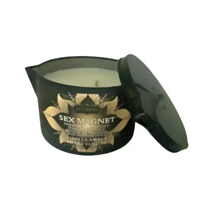 Kama Sutra Massage Candle Sex Magnet - Vanilla Amber 6 oz.