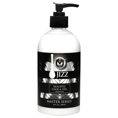 Master Series Unscented Jizz Water Based Body Glide - 16oz