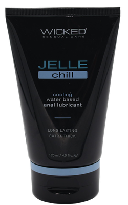 Wicked Sensual Care Jelle Chill Water Based Lubricant - 4 oz.