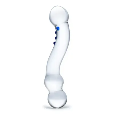 Glas Curved G Spot 6" Glass Dildo