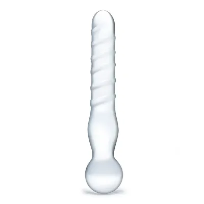 Glas Joystick 8" Glass Dildo