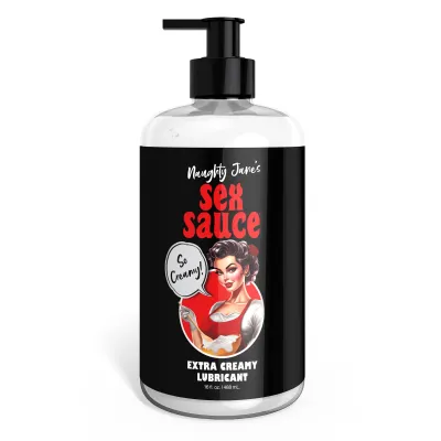 Naughty Jane's Sex Sauce Extra Creamy Lubricant - 16 oz