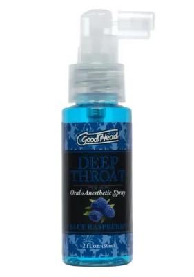 Good Head Deep Throat Spray - Blue Raspberry 2 oz.