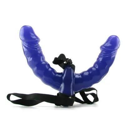Fetish Fantasy Double Delight Strap-On Harness w/Dildo