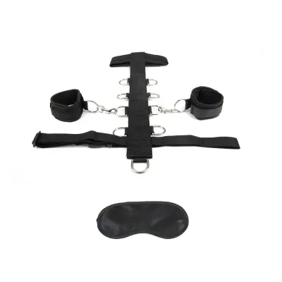 Lux Fetish 3pc. Adjustable Neck &amp; Wrist Cuffs