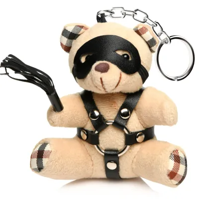 Master Series Teddy Bear Keychain - BDSM
