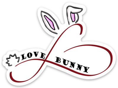 FTLOI Die Cut Sticker - Love Bunny