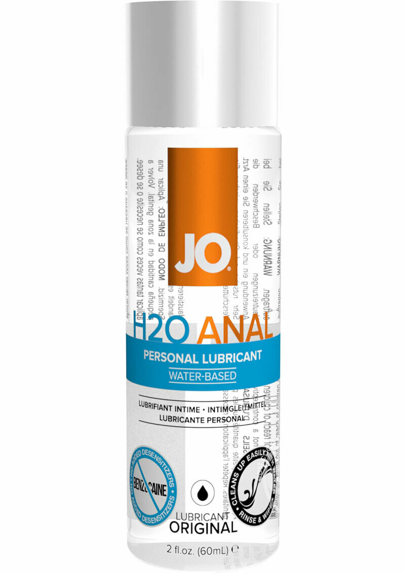 System JO H2O Anal Lubricant 2 oz.