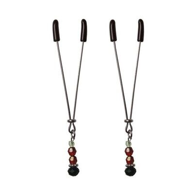 Sex &amp; Mischief Ruby Black Nipple Clamps