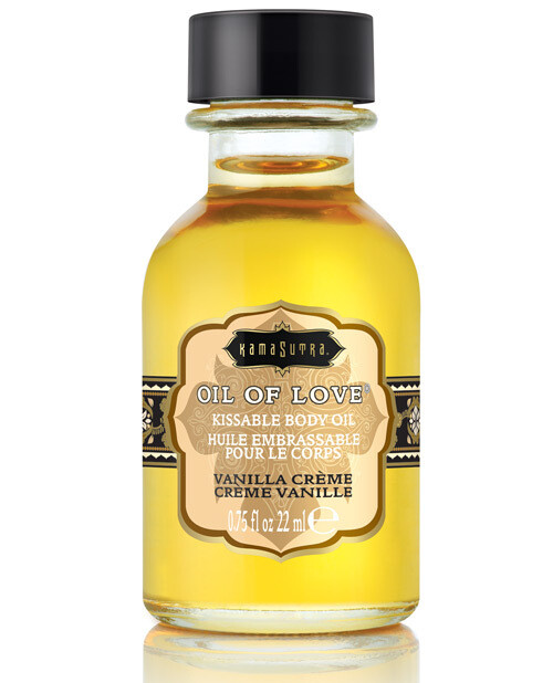 Kama Sutra Oil Of Love Body Topping - Vanilla Creme .75 floz.