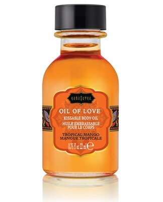 Kama Sutra Oil Of Love Body Topping - Tropical Mango .75 floz.