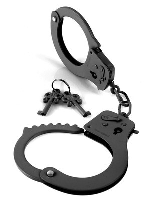 Fetish Fantasy Designer Metal Cuffs - Black