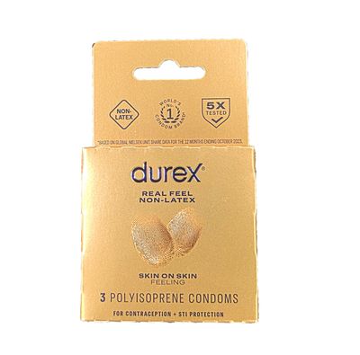 Durex Real Feel Condoms 3 Pack