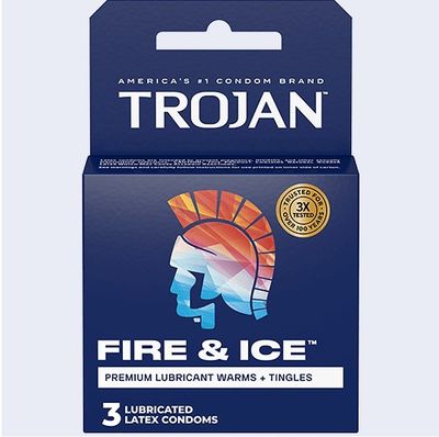 Trojan Fire &amp; Ice Condoms 3 Pack