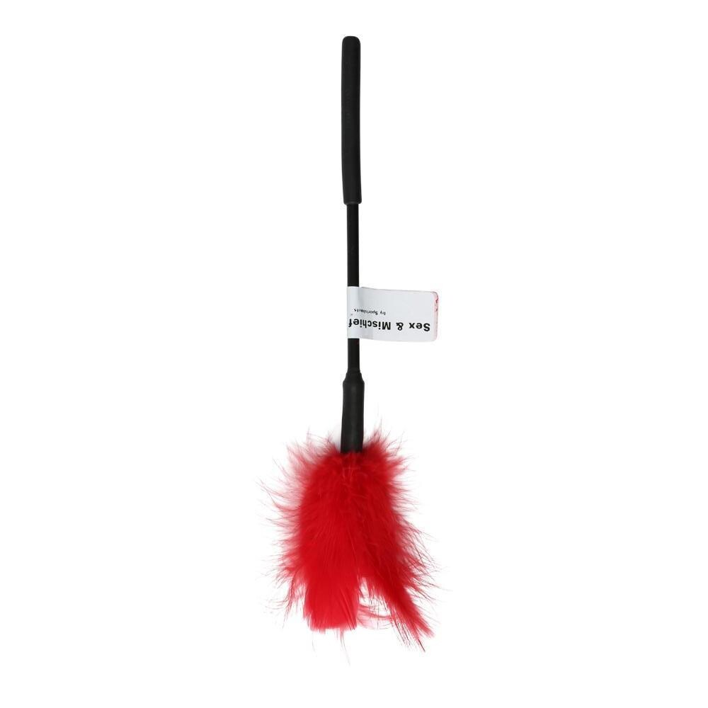 Sex &amp; Mischief Feather Tickler - Red