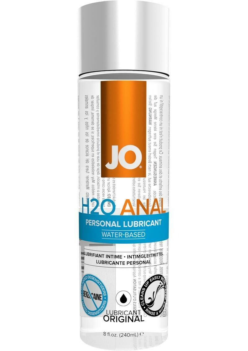 System JO H2O Anal Lubricant 8 oz.