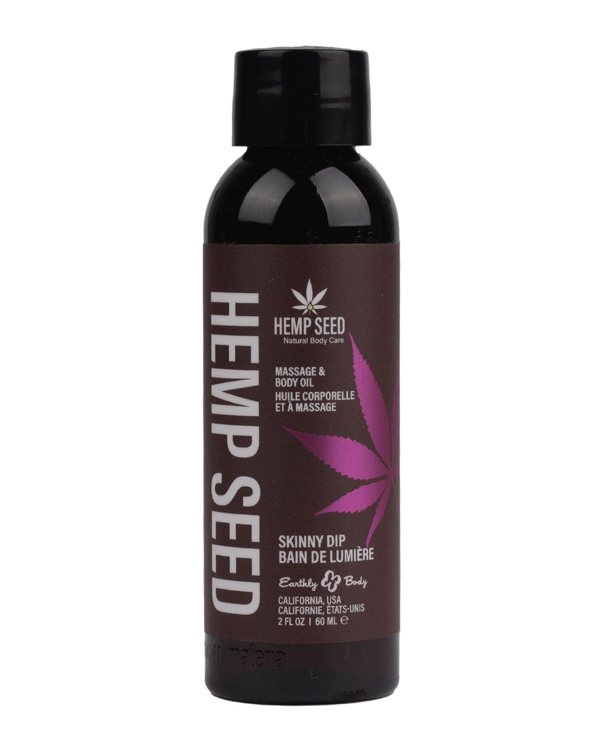 Earthly Body Massage Oil - Skinny Dip 2 oz.
