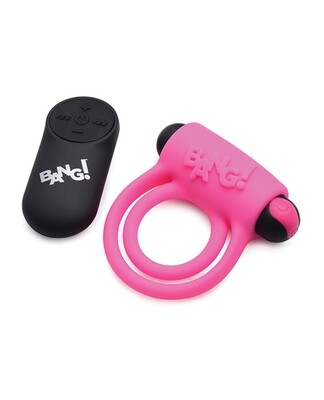 Bang! Remote Cock Ring - Pink