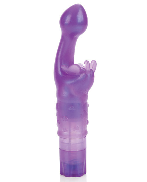 Butterfly Kiss Dual Stimulation Vibrator - Purple
