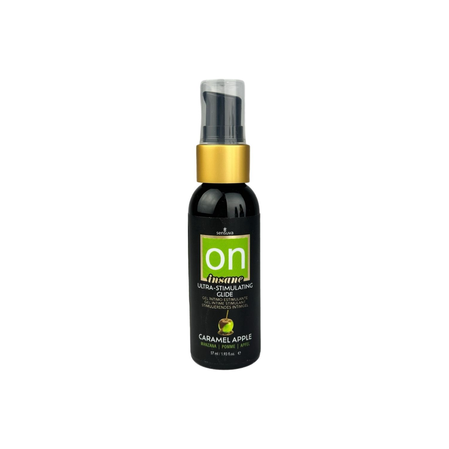 Sensuva On Insane Stimulating Flavored Lubricant - Caramel Apple 1.93 oz.