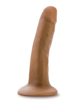 Blush Dr. Skin Silicone Dr. Lucas 5.5" Suction Cup Dildo - Mocha