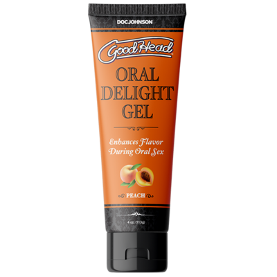 Good Head Oral Gel - Peach 4 oz.