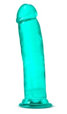 Blush B Yours Plus 9.5" Thrill n' Drill Dildo - Teal