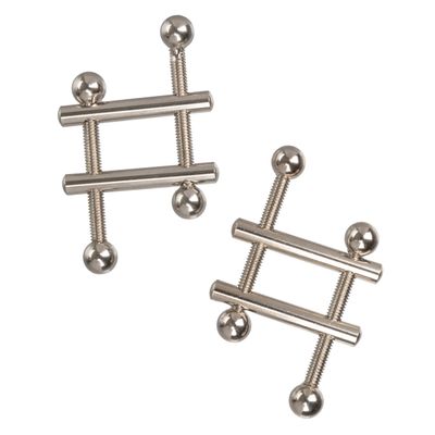 Nipple Grips Vices Clamps - Silver