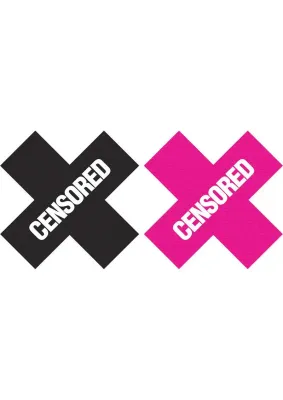 Peekaboos Censored Pasties 2 Pack