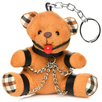 Master Series Teddy Bear Keychain - Gagged