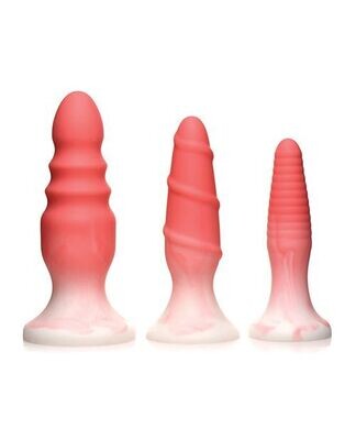 Curve Simply Sweet Silicone Butt Plug Set - Pink