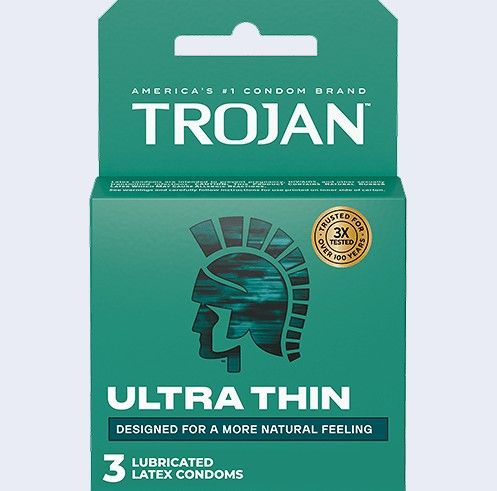 Trojan Ultra Thin Lubricated Condoms 3 Pack