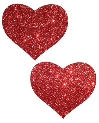 Pastease Glitter Heart - Red
