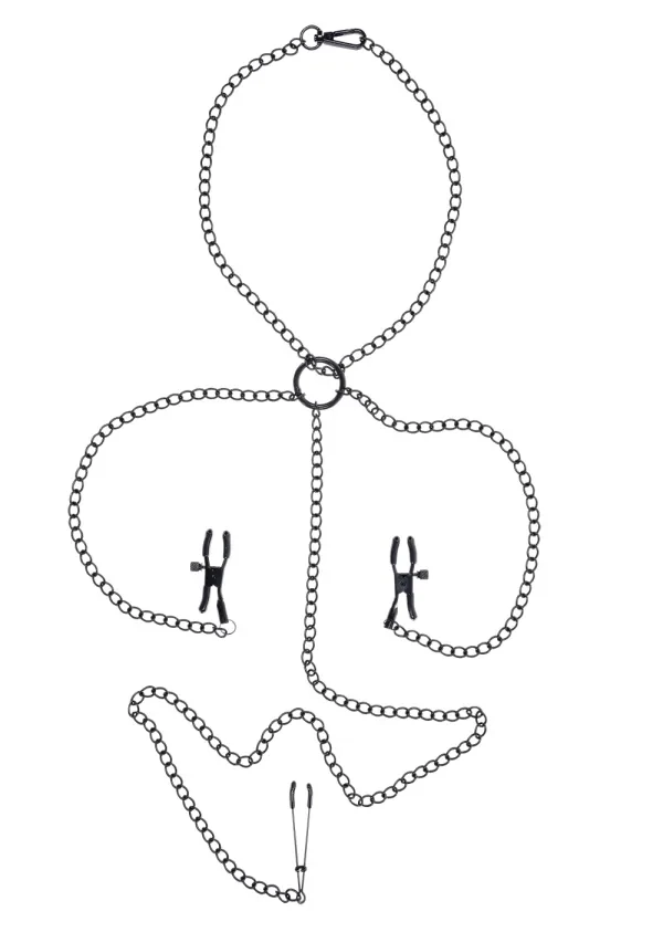 Saffron Chain Nipple to Clit Set