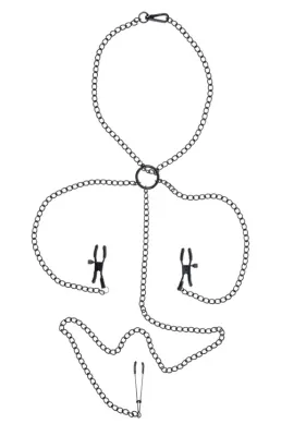 Saffron Chain Nipple to Clit Set